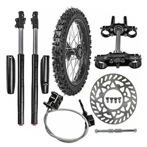 17" Wheel 70/100-17 Tire Front Forks Clamp Pit Bike Apollo SSR Taotao Atomik - Foto 1 di 11