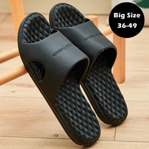 XL Shower Shoes Flip Flops Slippers Women Men Sandal Gym Pool Size 39-48 - Picture 1 of 15