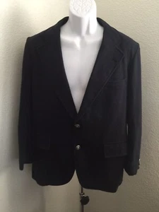 Vtg Cashmere Sport Coat Blazer La Costa No size Ck measurements 36 S - Picture 1 of 10