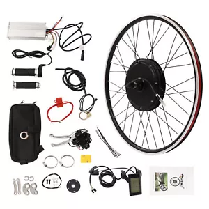 1200W 700cc Bicycle Hub Motor Front Wheel Universal Ebike Conversion Kit HOT - Picture 1 of 16