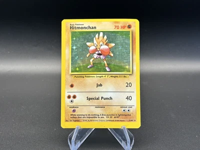 Hitmonchan - Holo - 7/102 Base Set - WOTC Unlimited - Pokémon TCG - 1999 - Image 1 of 2
