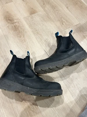 Bota de trabajo para hombre punta compuesta lengua azul talla 11 mediana Foto 1 de 4
