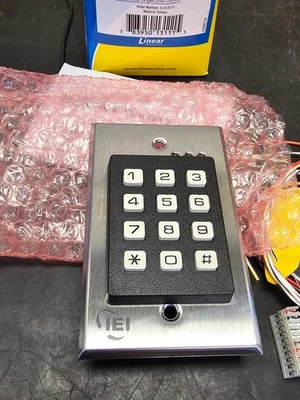 LINEAR 232I FLUSH MOUNT DIGITAL KEYPAD 120 CODE CAP. SINGLE DOOR (NEW) - Image 1 of 4