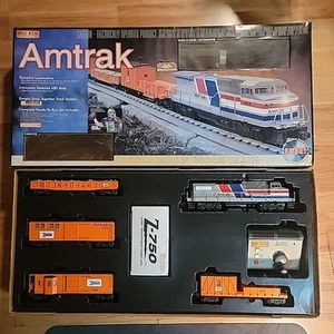 Juego de tren de trabajo diésel Rail King de MTH Amtrak 30-4024-1 calibre O - Imagen 1 de 10