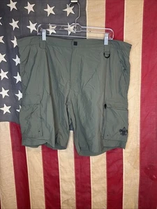 Boy Scouts BSA Cargo Shorts Women’s 2XLarge Green Centennial Uniform Nylon 5409 - Picture 1 of 10