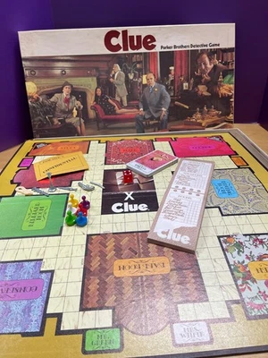 Vintage 1972 CLUE Board Game Parker Brothers - COMPLETE - Image 1 of 4