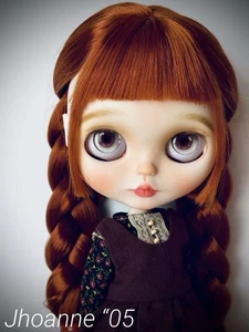 Custom Blythe Style ICY Doll White Skin Glass Eyes Full Set Outfit - Bild 1 von 11