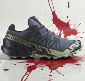 $164 Salomon Men's Speedcross 6 GTX Grisaille/Carbon - Picture 1 of 13