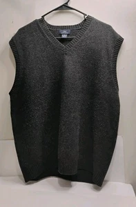 Vintage Brooks Brothers 346 Mens  Cashmere Lambswool V-Neck Sweater Vest Size XL - Foto 1 di 5