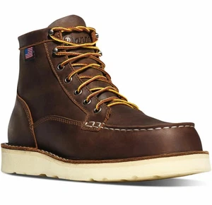 Bota de trabajo Danner Bull Run Moc Toe 6" para hombre 15563 - marrón talla 11 D - Imagen 1 de 4