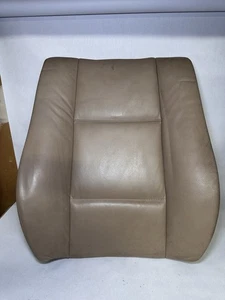 2005 BMW E46 325i Front Left Driver Seat Back Cover Cushion Tan OEM - Picture 1 of 22