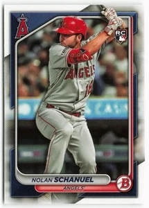 2024 Nolan Schanuel Bowman novato - Los Angeles Angels - Imagen 1 de 2