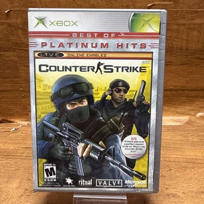 Counter-Strike Platinum Hits Game (Microsoft OG Xbox, 2003) No Manual Retro - Image 1 of 4