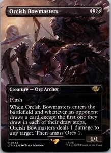 Orcish Bowmasters (Borderless) Universes Beyond: Lord of the Rings MTG Regular - Picture 1 of 2