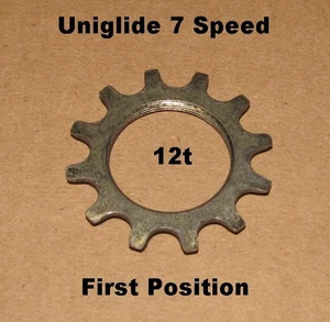 Ingranaggio Cassetta Shimano Uniglide 12t 1° Posizione 7 Velocità - Foto 1 di 2