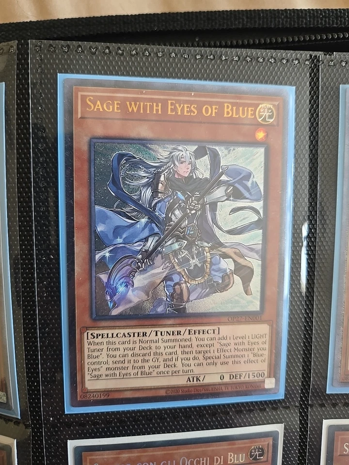 Sage With Eyes Of Blue - Ultimate Rare - OP27-EN001 - Image 1 of 1