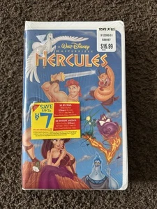 Hercules VHS 1998 A Walt Disney Masterpiece Clamshell NEW SEALED Vintage 90s NOS - Foto 1 di 4
