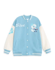 Disney Chaqueta bomber de punto azul para niña - Imagen 1 de 9