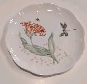 LENOX BUTTERFLY MEADOW SALAD PLATE PORCELAIN FLORAL 9" YOUR CHOICE PATTERN - Picture 1 of 2