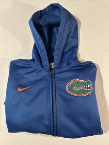 Nike Florida Gators Youth Medium Full-Zip Hoodie Blue - Picture 1 of 4