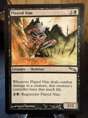 MTG Magic the Gathering Mirrodin Flayed Nim - Image 1 of 2