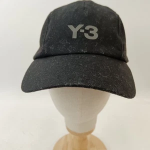 Y-3 Yohji Yamamoto Adidas Black Classic Logo Baseball Cap Unisex Hat One Size - Picture 1 of 24