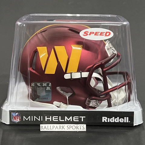 Washington Commanders Riddell NFL Speed Mini Football Helmet BRAND NEW Cover