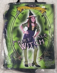 NOS Fun World Child Velvet Collection "Fairy Tale Witch" Costume Size 8-10 Med. - Picture 1 of 5