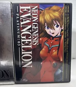 Neon Genesis Evangelion - Platinum: 03 ADV, RARE, DVD OOP* Complete w Inserts - Picture 1 of 11