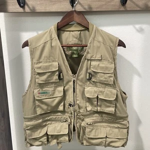 GANDER MTN OUTDOORS MEN'S VEST SIZE MEDIUM FISHING HUNTING GREEN MULTI POCKETS - Picture 1 of 9