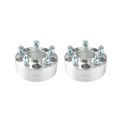 2Pc 2" 5x4.5 Hub Centric Wheel Spacers 1/2"x20 For 1987-2006 Jeep Wrangler YJ TJ - Image 1 of 4
