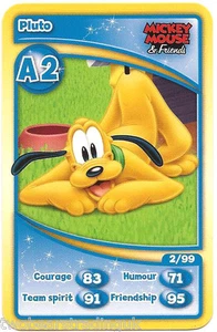 Morrisons Disney Trading Cards 2012: Pluto (A2) - Picture 1 of 1