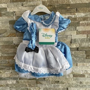 Disney Baby Alice in Wonderland Costume Dress with headband age 3-6 months BNWT - Picture 1 of 6
