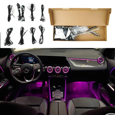 LED Ambientebeleuchtung Lüftungsdüsen für Mercedes B & GLB Klasse W247 X247 Set - Bild 1 von 4