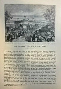1892 American Political Conventions illustrated - Picture 1 of 6