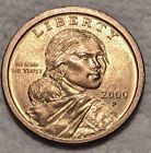 3 - Sacagawea 2000 P Dollar Coins