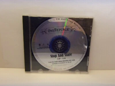 ПРОМО CD СИНГЛ, ONEREPUBLIC STOP AND STARE 2007 MOSLEY RECORDS - Изображение 1 из 2