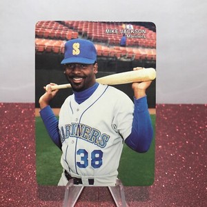1990 Mother's Cookies Seattle Mariners Stadium Giveaway Mike Jackson #19
