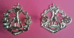 1 X BRASS AUSTRALIAN ARMY REGIMENT BADGE DUTY FIRST 5 X 4 CM BRONZE - Picture 1 of 1