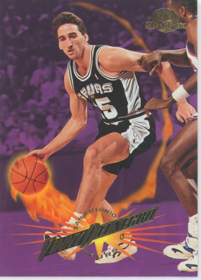 Vinny Del Negro 1995-96 SkyBox Premium #107 San Antonio Spurs Basketball - Image 1 of 2