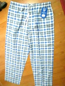 7 APPAREL MENS LIGHT WEIGHT LOUNGE PANTS SIZE XL BLUE PLAID NWT - Picture 1 of 1