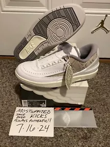 DS 2024 Nike Air Jordan Retro 2 Low Python Men’s Sz 8 - Picture 1 of 10