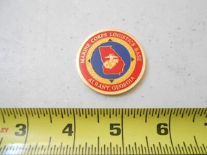 RARE MARINE CORPS LOGISTICS BASE ALBANY GEORGIA USMC MILITARY CHALLENGE COIN - Picture 1 of 5