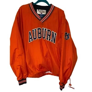 AUBURN UA Champion Pull Over Heavy Windbreaker XL - Picture 1 of 7