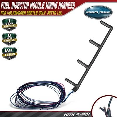 Arnés de cableado de bujía incandescente diésel para Volkswagen Beetle Golf Jetta 1,9 L 038971782C Foto 1 de 4