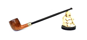 JOHN EXTRA BRIAR ARMY MOUNT CHURCHWARDEN ESTATE PIPE LIGHTWEIGHT! - Picture 1 of 12