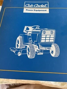 Cub Cadet Parts Catalog Rare TC- 157 Tractors 3/92 Binder Nice - Picture 1 of 12