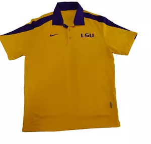 LSU Tigers Poloshirt Herren Medium College Football Sport Spieltag Louisiana LSU - Bild 1 von 14