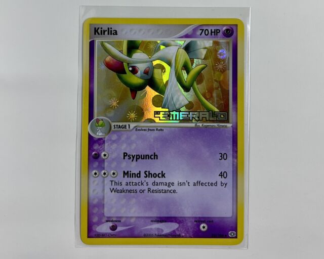 Pokemon TCG Rayquaza Holo Gold 9/106 EX Emerald Stamp, ENG