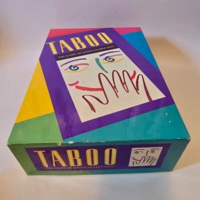 VINTAGE 1989 EDITION MILTON BRADLEY TABOO - Image 1 of 4